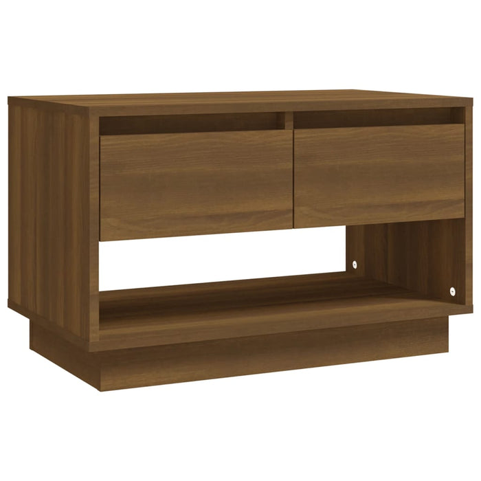 TV cabinet brown oak look 70x41x44 cm wood material