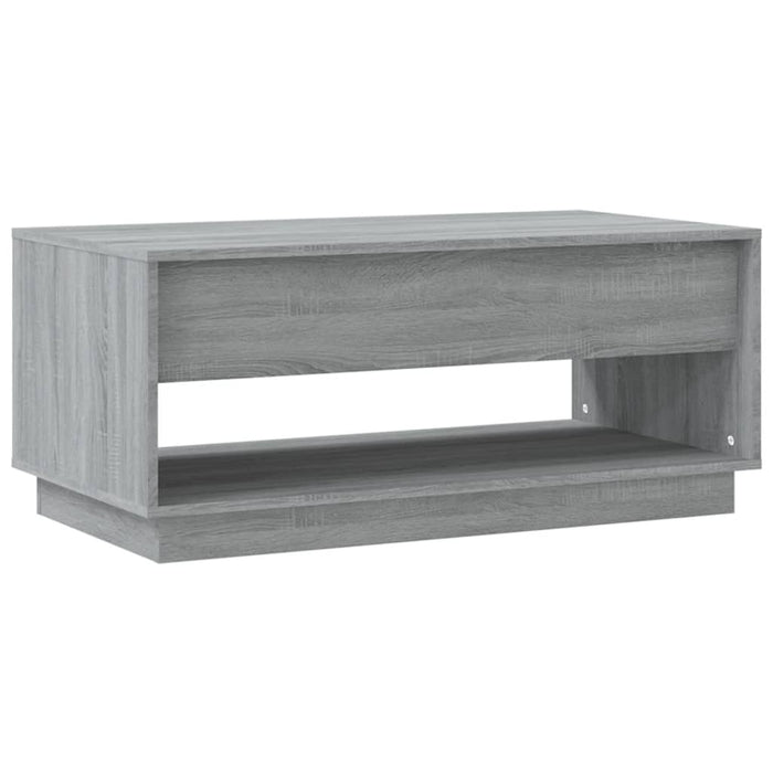 Couchtisch Grau Sonoma 102,5x55x44 cm Holzwerkstoff