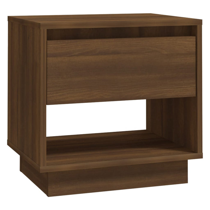 Nachttische 2 Stk. Braun Eiche-Optik 45x34x44 cm Holzwerkstoff