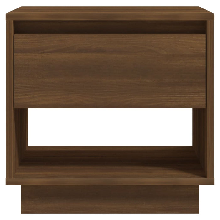Nachttische 2 Stk. Braun Eiche-Optik 45x34x44 cm Holzwerkstoff