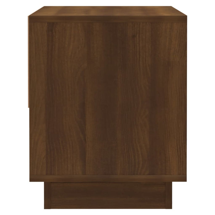Nachttische 2 Stk. Braun Eiche-Optik 45x34x44 cm Holzwerkstoff