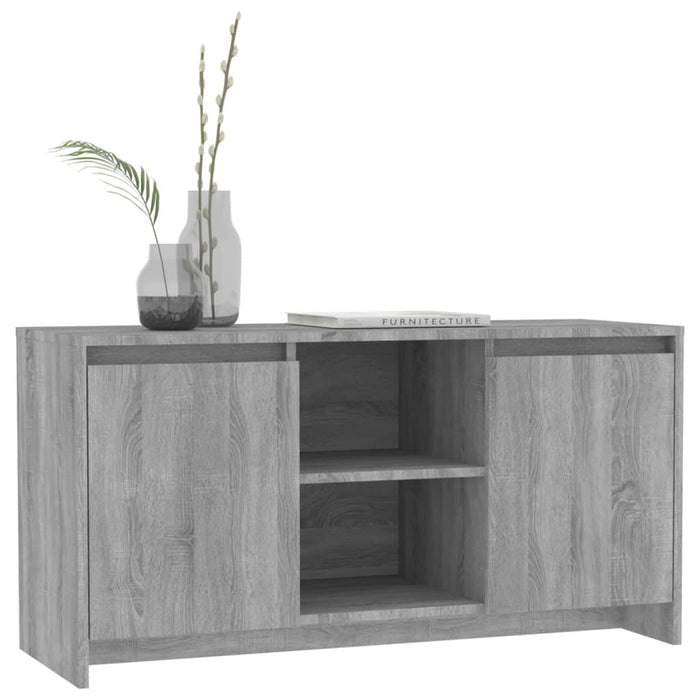 TV cabinet gray Sonoma oak 102x37.5x52.5 cm wood material