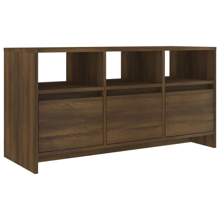 TV-Schrank Braun Eiche-Optik 102x37,5x52,5 cm Holzwerkstoff
