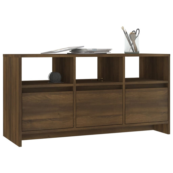 TV-Schrank Braun Eiche-Optik 102x37,5x52,5 cm Holzwerkstoff