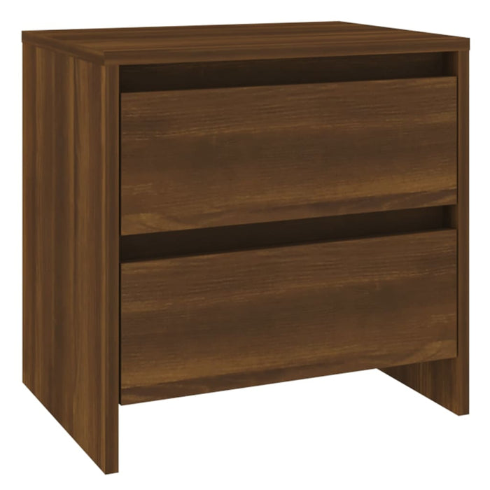 Nachttische 2 Stk. Braun Eichen-Optik 45x34,5x44,5 cm