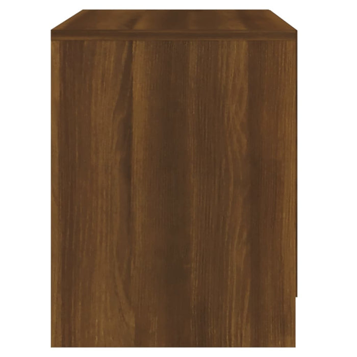 Nachttische 2 Stk. Braun Eichen-Optik 45x34,5x44,5 cm