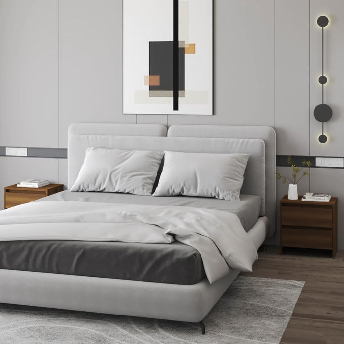 Nachttische 2 Stk. Braun Eichen-Optik 45x34,5x44,5 cm