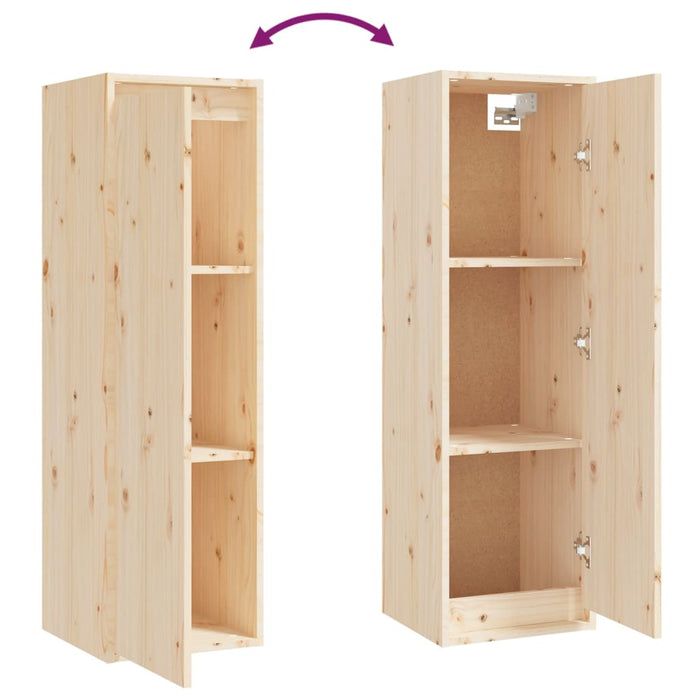 Wall cabinet 30x30x100 cm solid pine wood