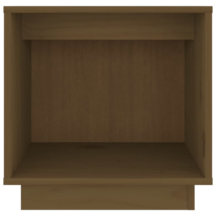 Nachttische 2 Stk. Honigbraun 40x30x40 cm Massivholz Kiefer