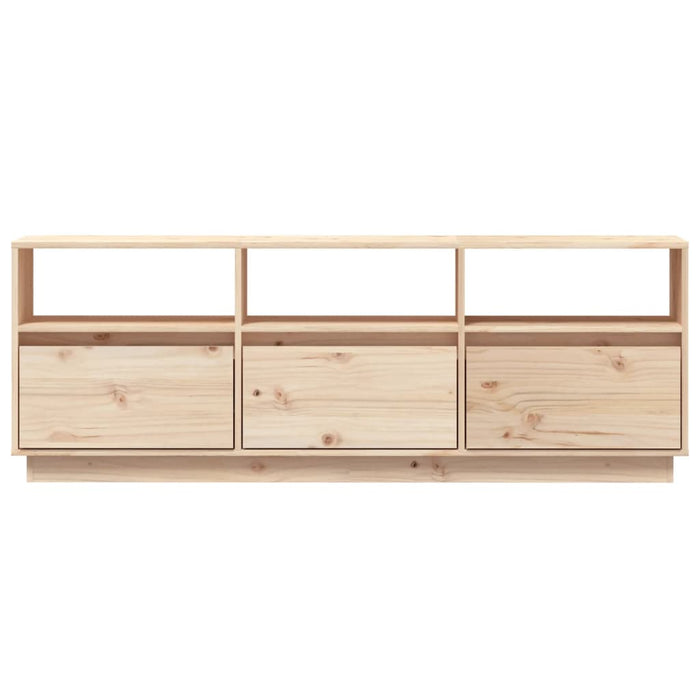 TV cabinet 140x37x50 cm solid pine wood