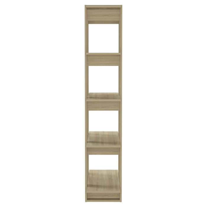 Bookcase/room divider Sonoma oak 80x30x160 cm wood material