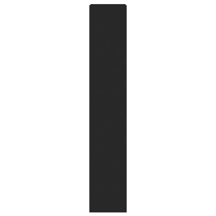 Bücherregal/Raumteiler Schwarz 40x30x166 cm