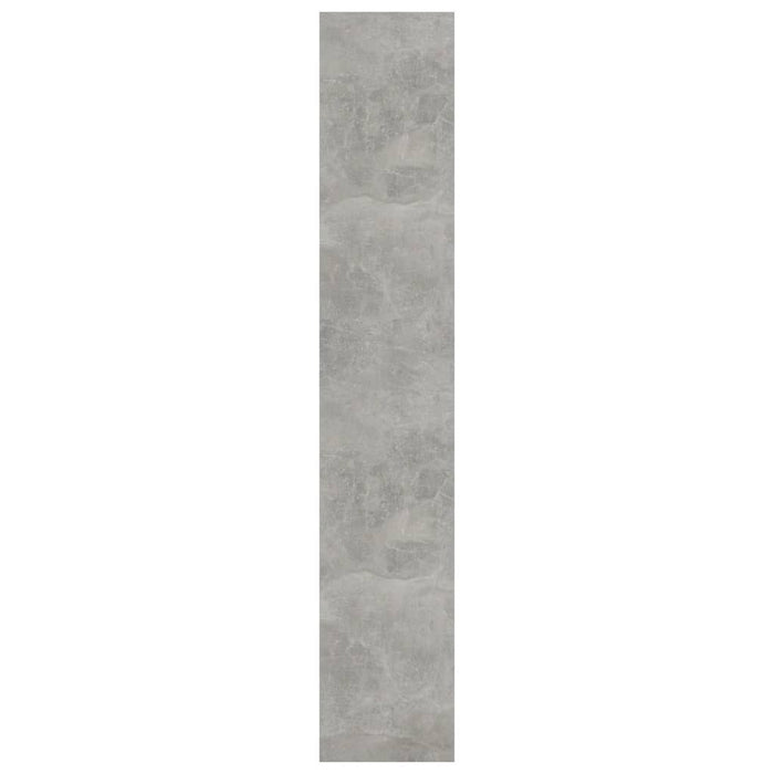 Bookcase/room divider concrete gray 80x30x166 cm wood material