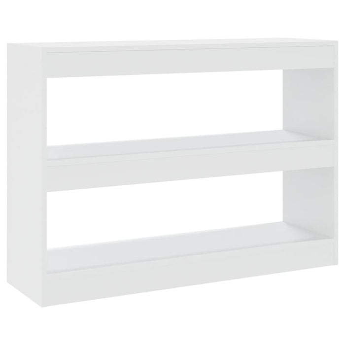 Bücherregal/Raumteiler Weiß 100x30x72 cm