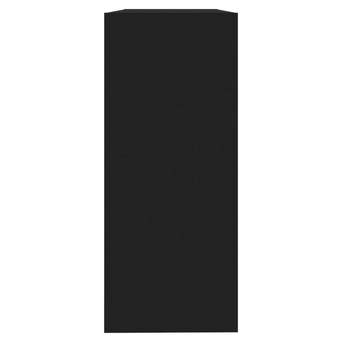 Bookcase/room divider black 100x30x72 cm