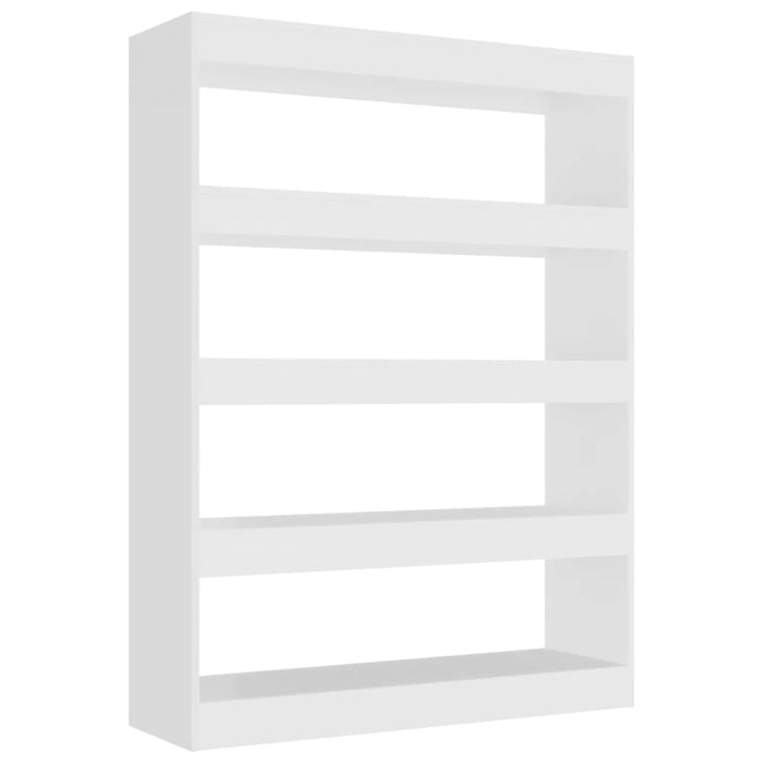 Bücherregal/Raumteiler Weiß 100x30x135 cm