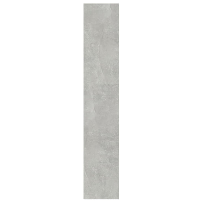 Bookcase/room divider concrete gray 100x30x166 cm