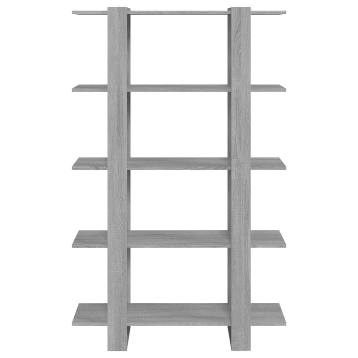Bookcase/room divider Gray Sonoma 100×30×160 cm