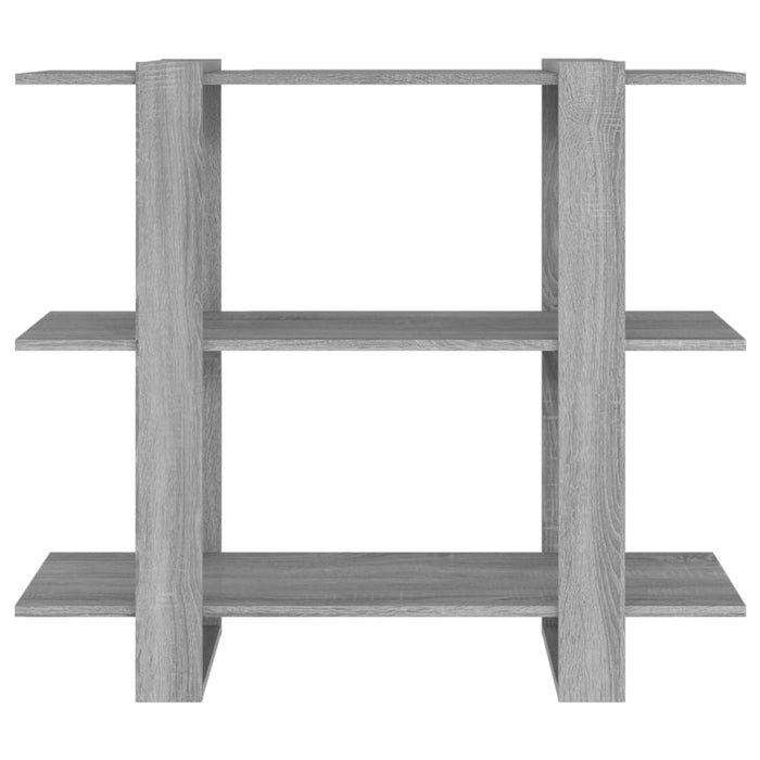 Bookcase/room divider Gray Sonoma 100×30×87 cm