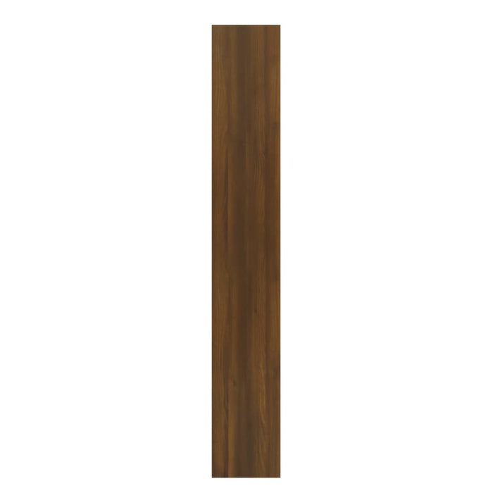 Bookcase/room divider brown oak look 40x30x198 cm