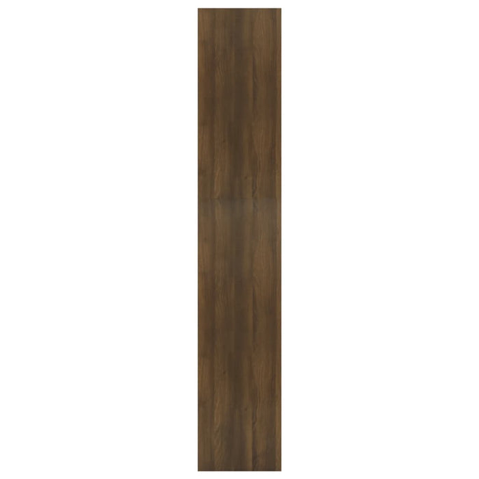 Bookcase/room divider brown oak 60x30x166 cm wood material