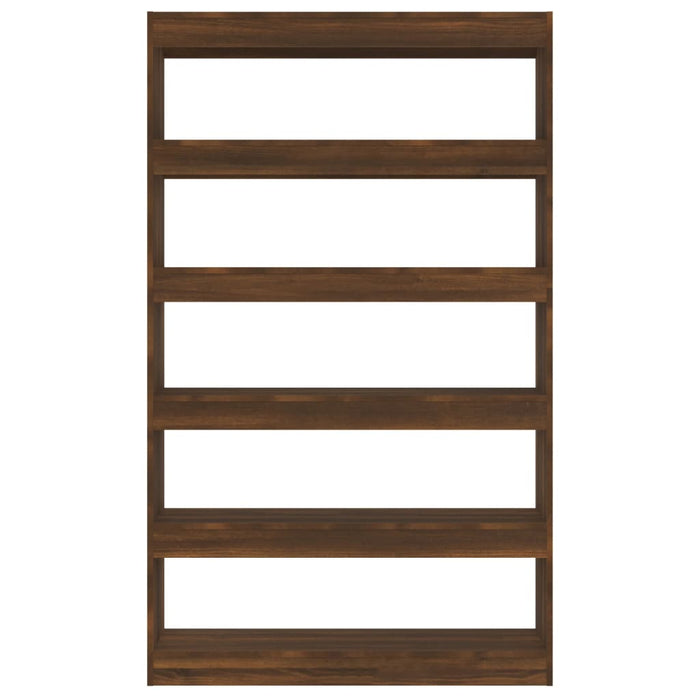 Bücherregal/Raumteiler Braun Eichen-Optik 100x30x166 cm