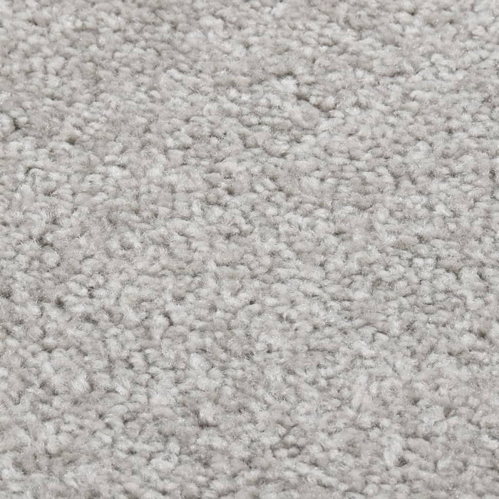 Teppich Kurzflor 200x290 cm Hellgrau