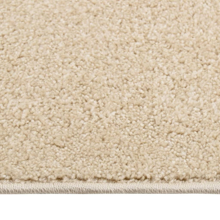 Short pile carpet 200x290 cm beige