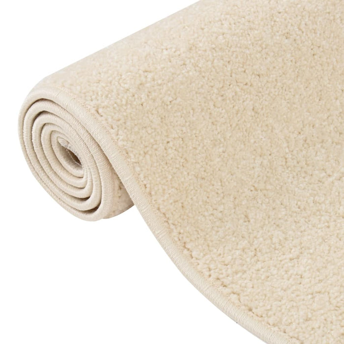 Short pile carpet 200x290 cm cream