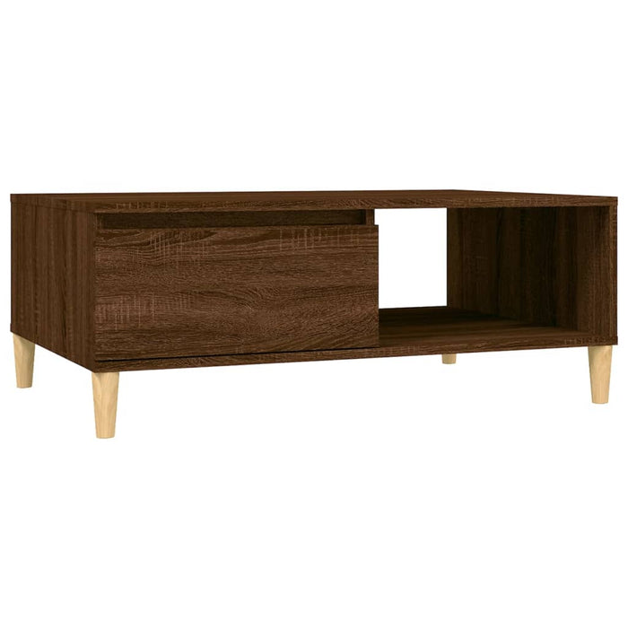Couchtisch Braun Eichen-Optik 90x60x35 cm Holzwerkstoff