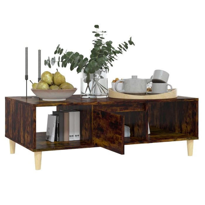 Couchtisch Räuchereiche 103,5x60x35 cm Holzwerkstoff