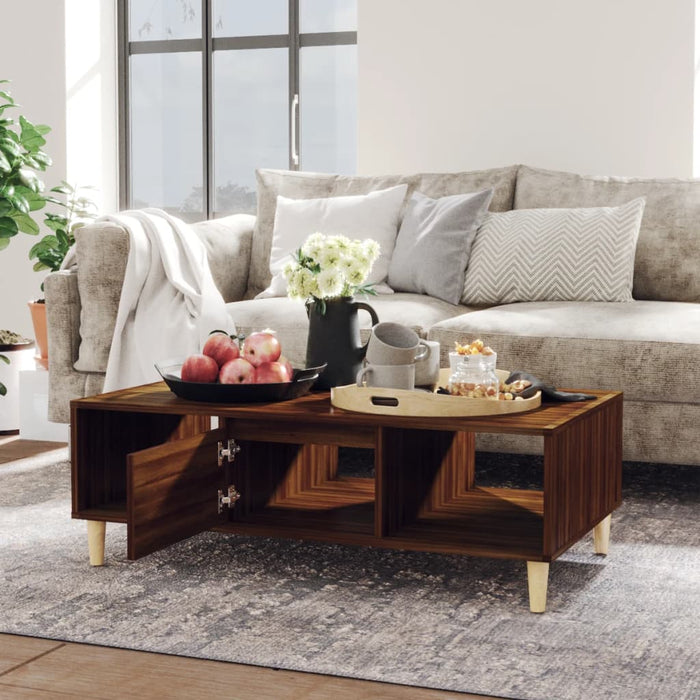 Couchtisch Braun Eichen-Optik 103,5x60x35 cm Holzwerkstoff