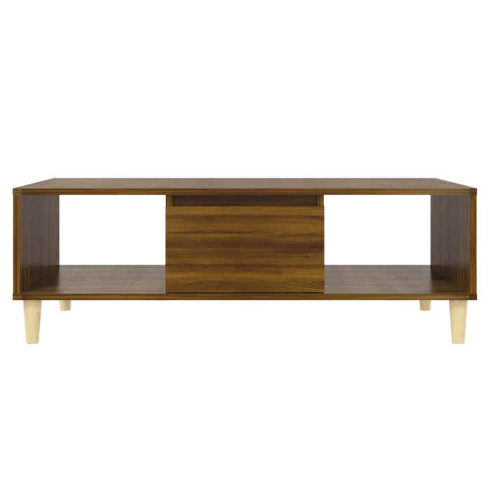 Couchtisch Braun Eichen-Optik 103,5x60x35 cm Holzwerkstoff