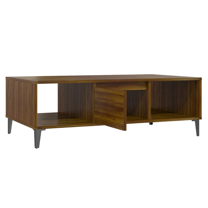 Couchtisch Braun Eichen-Optik 103,5x60x35 cm Holzwerkstoff