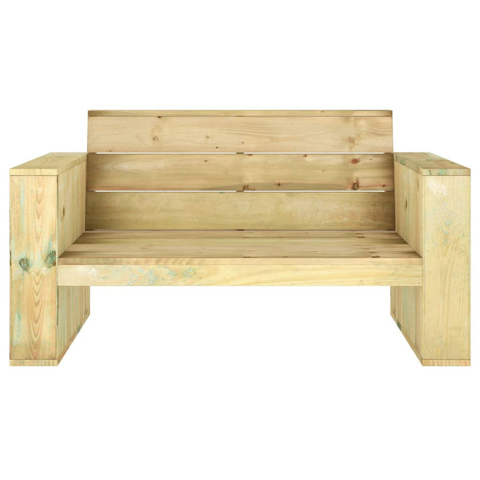 Garden bench 139 cm impregnated pine wood