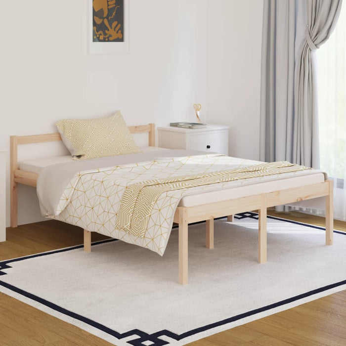 Seniorenbett 140x190 cm Massivholz Kiefer