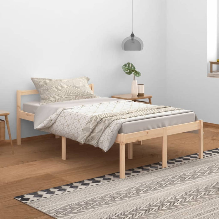 Seniorenbett 120x200 cm Massivholz Kiefer