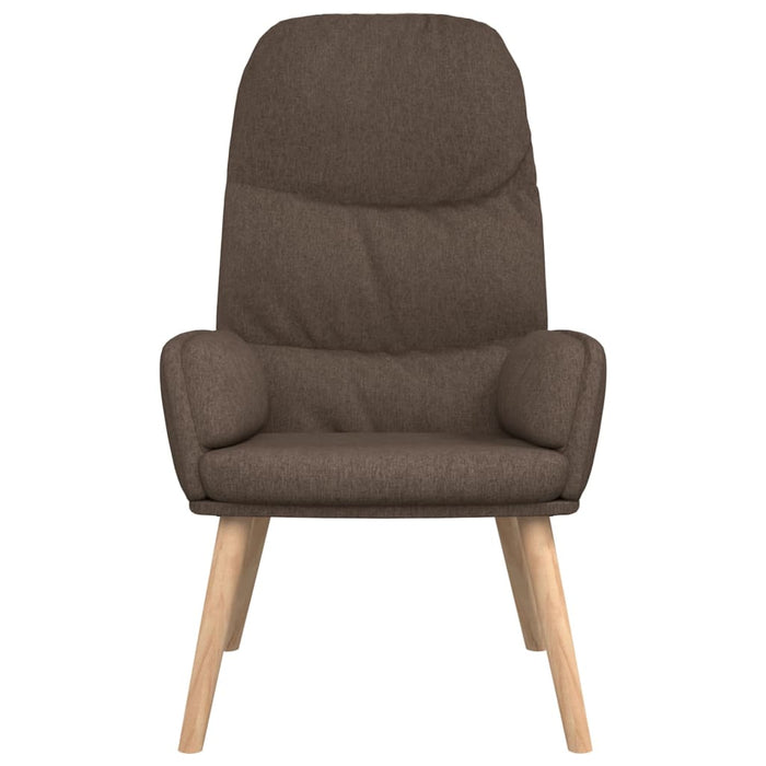Relaxsessel mit Hocker Taupe Stoff