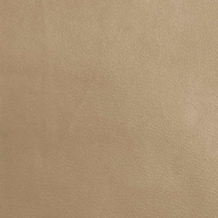 Relaxsessel mit Hocker Cappuccino-Braun Kunstleder
