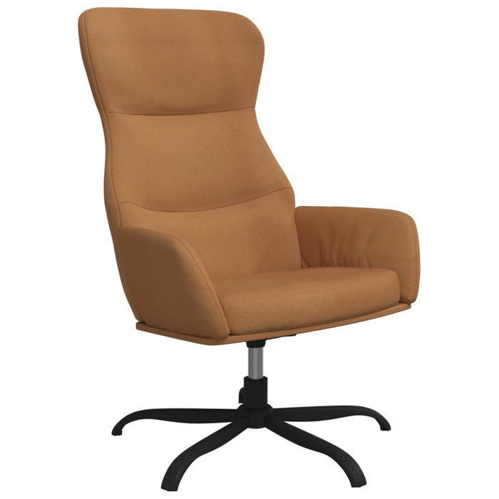 Relaxsessel mit Hocker Taupe Mikrofasergewebe