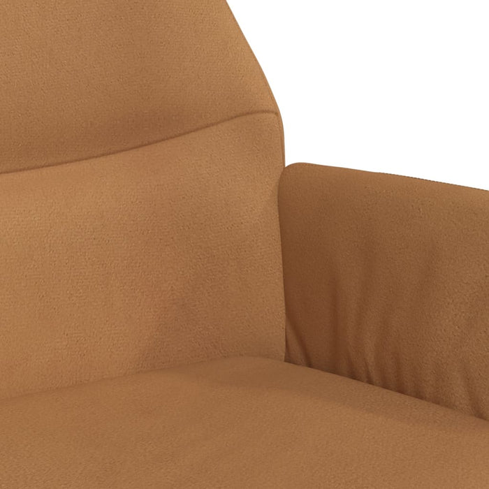 Relaxsessel mit Fußstütze Taupe Mikrofasergewebe