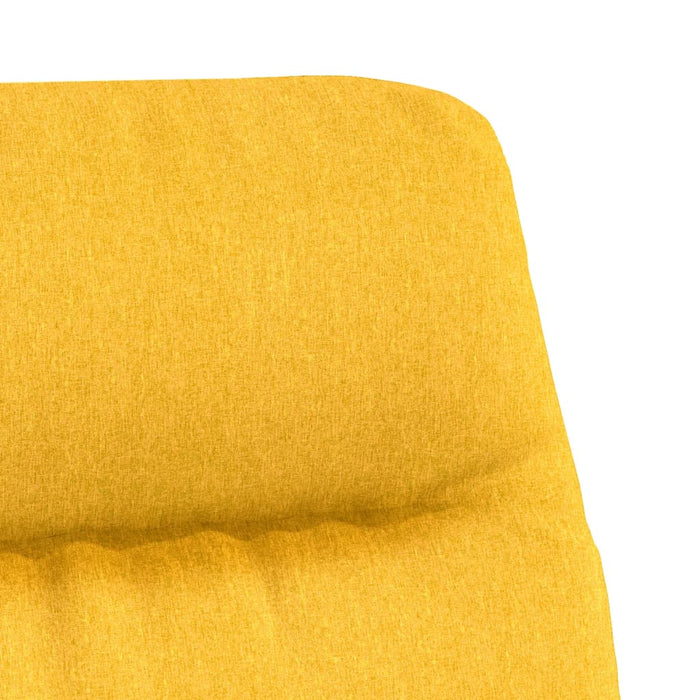 Relaxsessel mit Fußstütze Senfgelb Stoff
