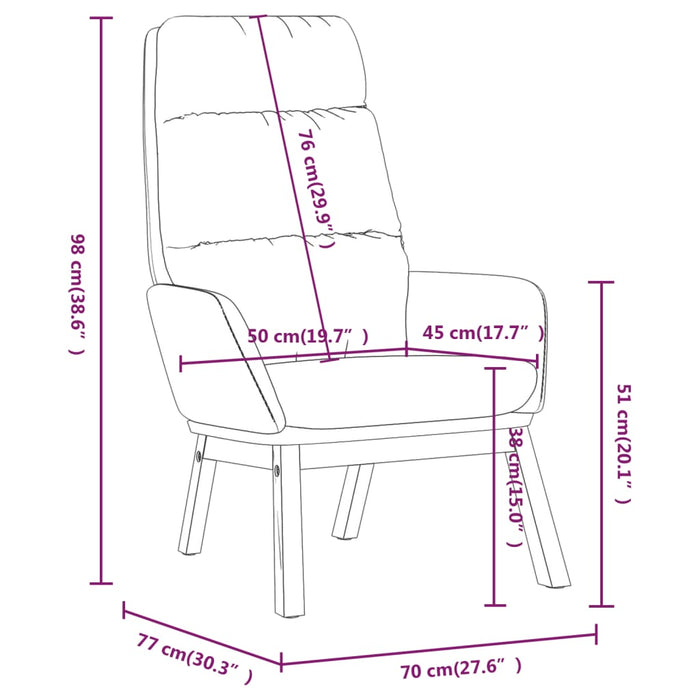 Relaxsessel mit Hocker Dunkelgrau Stoff