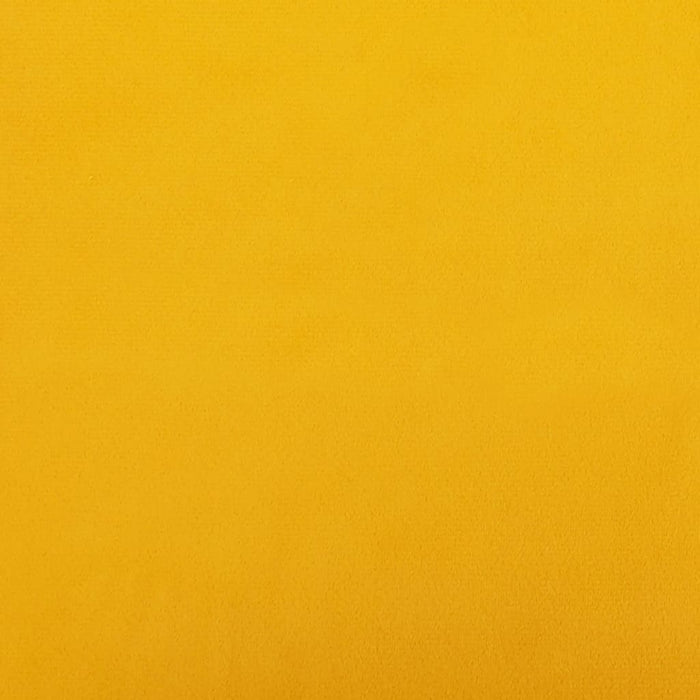 Relaxsessel mit Hocker Senfgelb Samt