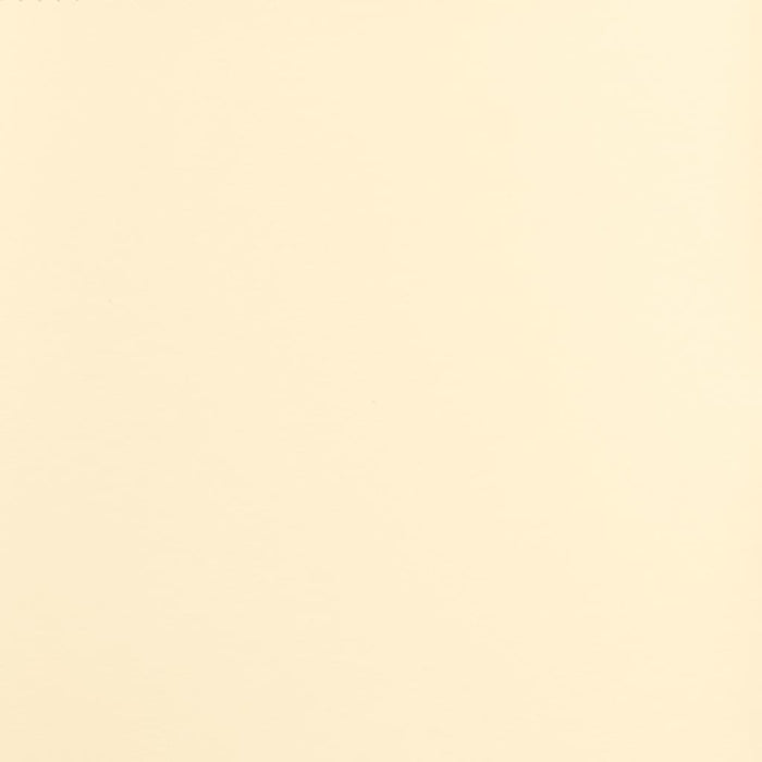 Relaxsessel mit Hocker Creme Kunstleder