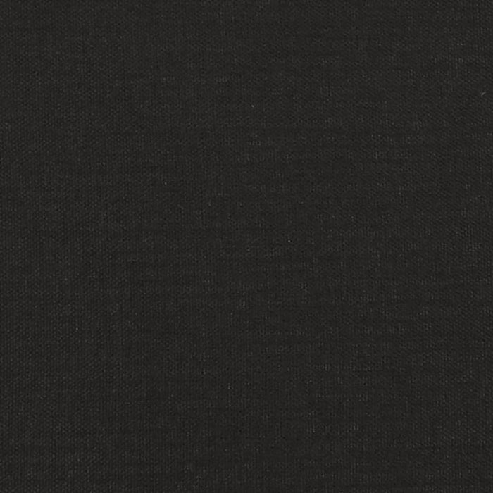 Schaukelsessel mit Hocker Schwarz Stoff