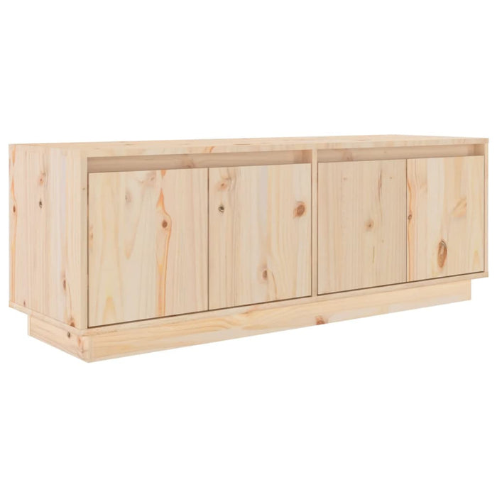 TV cabinet 110x34x40 cm solid pine wood