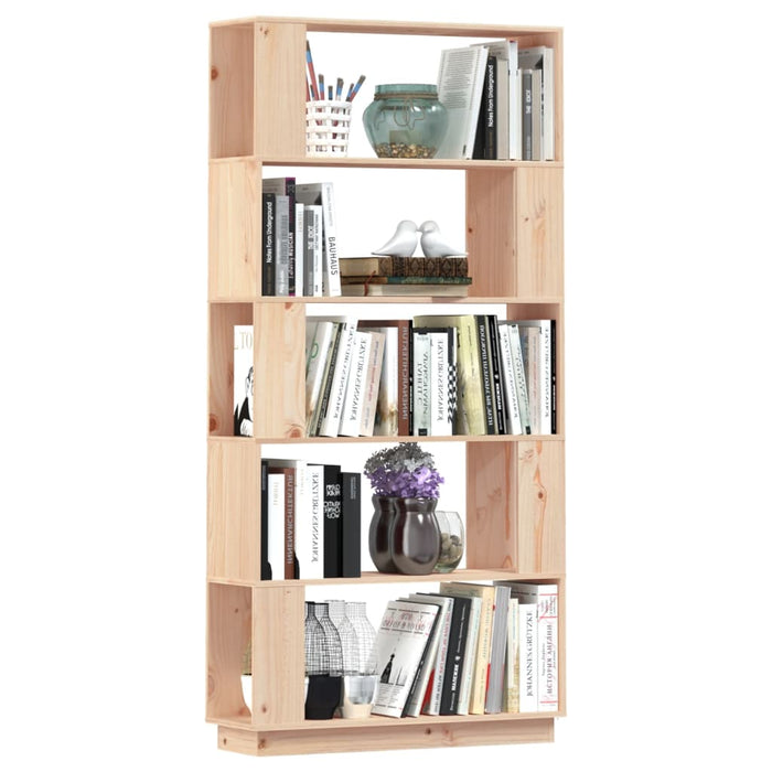 Bücherregal/Raumteiler 80x25x163,5 cm Massivholz Kiefer