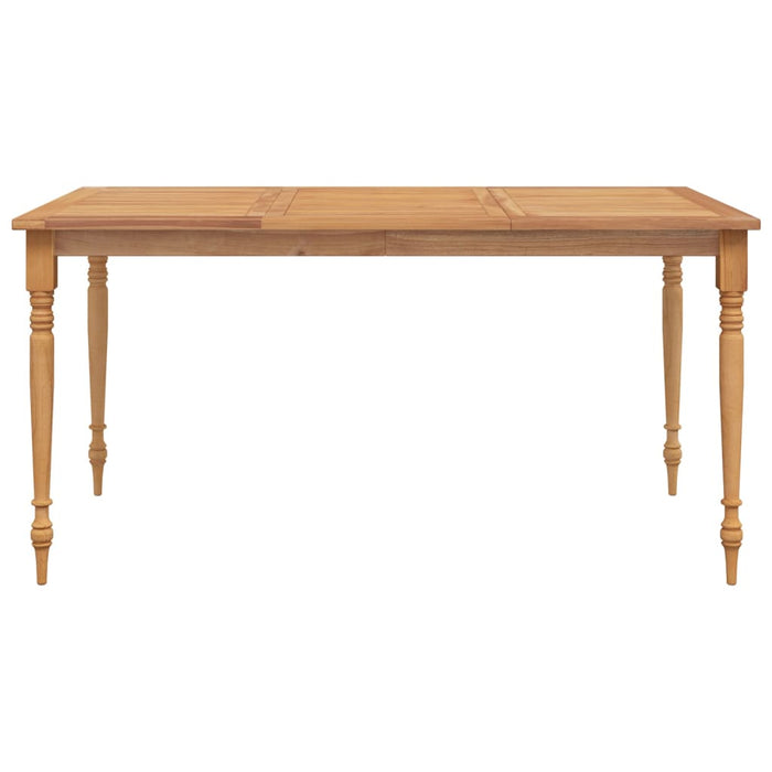 Batavia table 150x90x75 cm solid teak wood