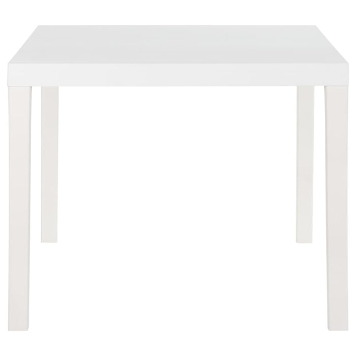 Gartentisch 150x90x72 cm PP Weiß